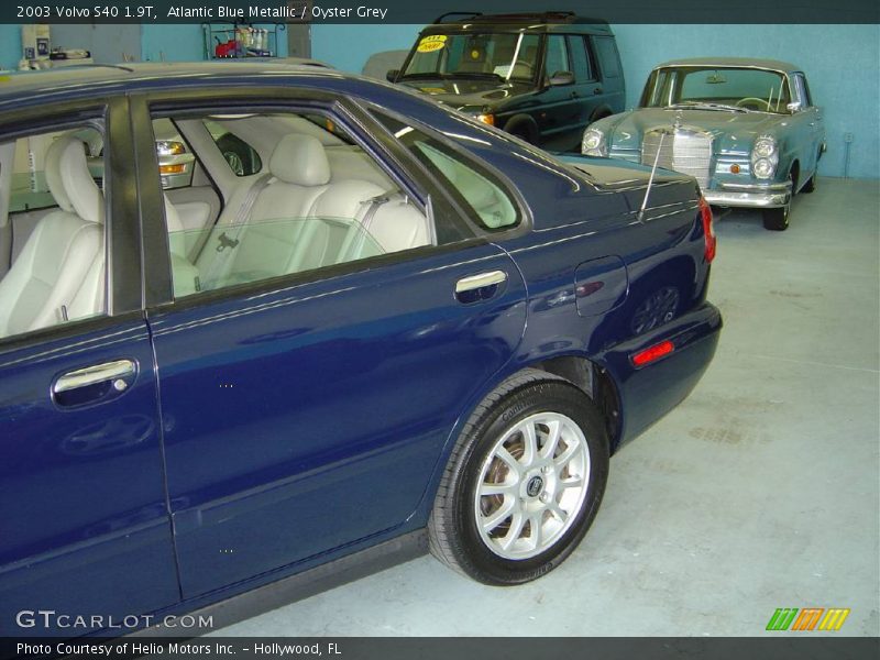 Atlantic Blue Metallic / Oyster Grey 2003 Volvo S40 1.9T