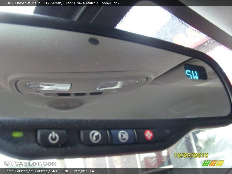 Dark Gray Metallic / Ebony/Brick 2009 Chevrolet Malibu LTZ Sedan