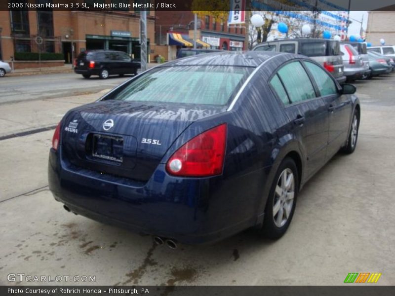 Majestic Blue Metallic / Black 2006 Nissan Maxima 3.5 SL