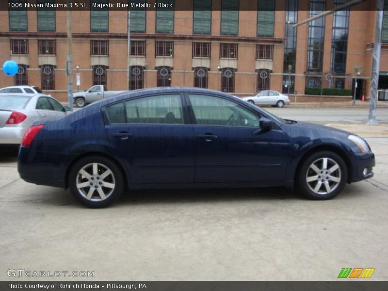 Majestic Blue Metallic / Black 2006 Nissan Maxima 3.5 SL