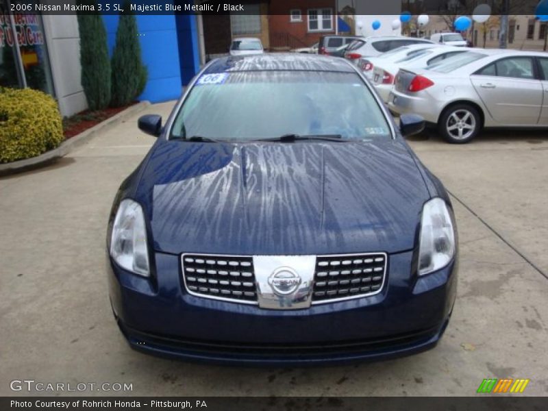 Majestic Blue Metallic / Black 2006 Nissan Maxima 3.5 SL
