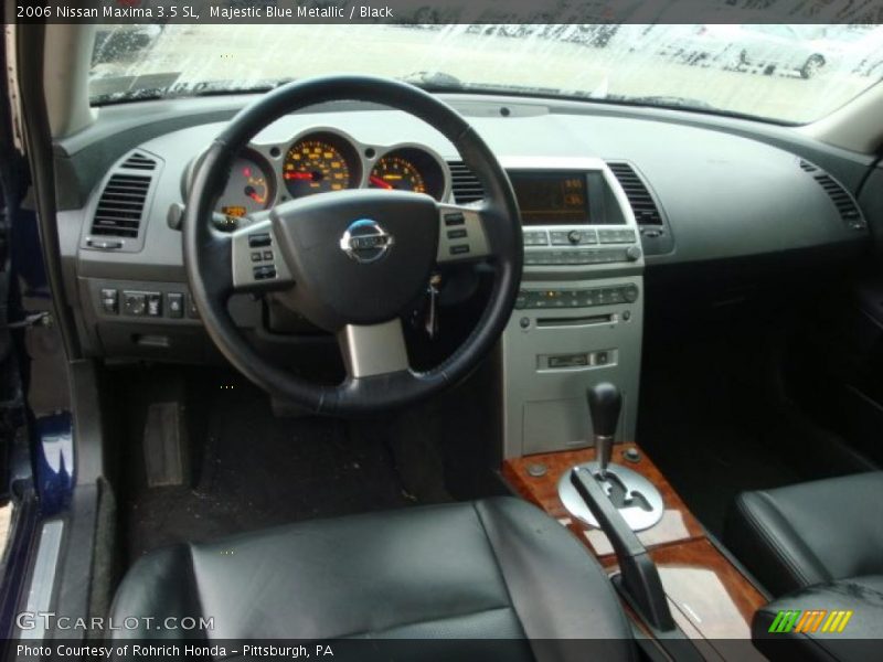 Majestic Blue Metallic / Black 2006 Nissan Maxima 3.5 SL