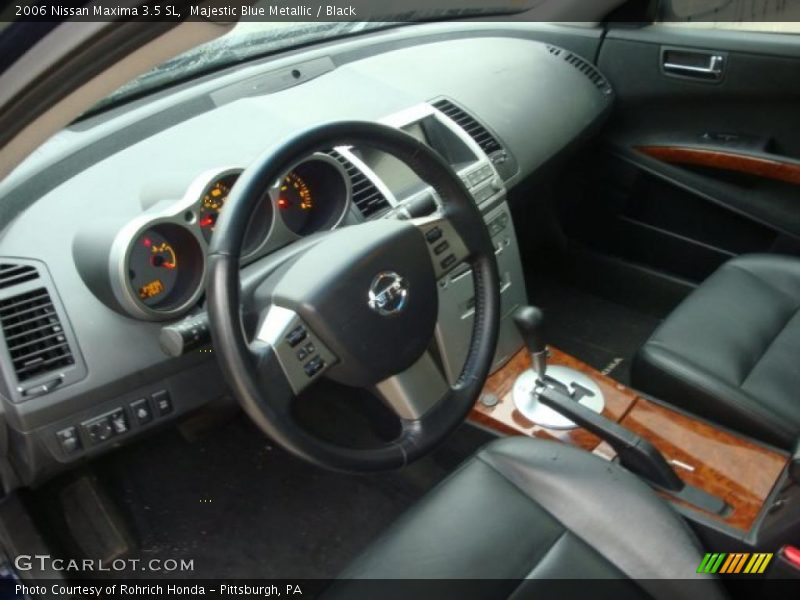 Majestic Blue Metallic / Black 2006 Nissan Maxima 3.5 SL