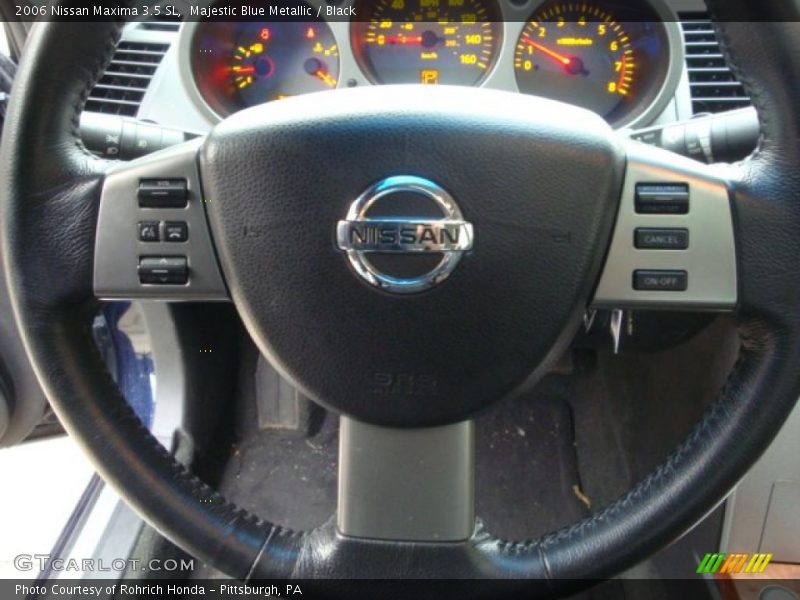 Majestic Blue Metallic / Black 2006 Nissan Maxima 3.5 SL