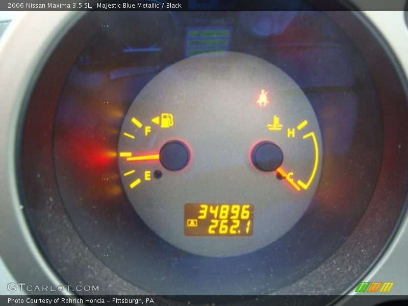 Majestic Blue Metallic / Black 2006 Nissan Maxima 3.5 SL