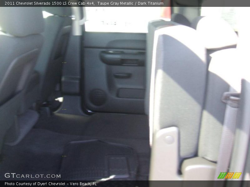 Taupe Gray Metallic / Dark Titanium 2011 Chevrolet Silverado 1500 LS Crew Cab 4x4