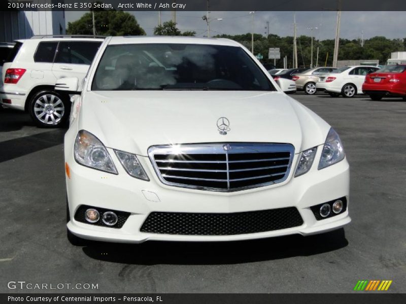 Arctic White / Ash Gray 2010 Mercedes-Benz E 350 Sedan