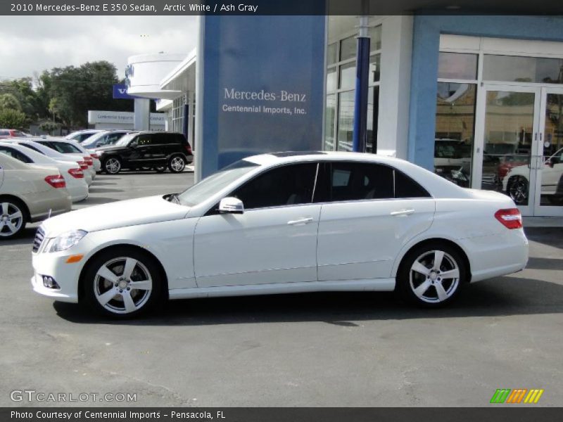 Arctic White / Ash Gray 2010 Mercedes-Benz E 350 Sedan