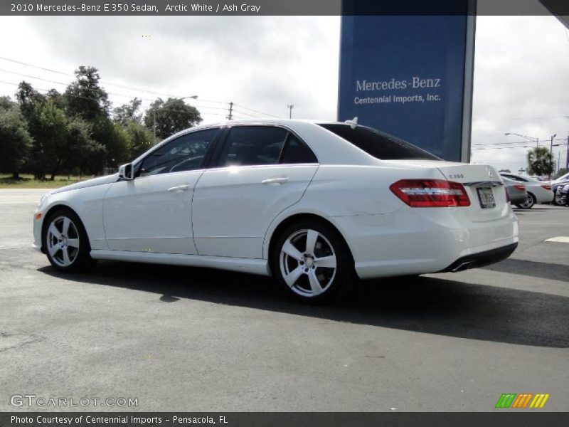 Arctic White / Ash Gray 2010 Mercedes-Benz E 350 Sedan