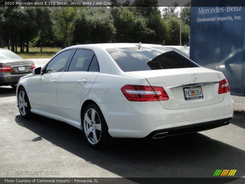 Arctic White / Ash Gray 2010 Mercedes-Benz E 350 Sedan
