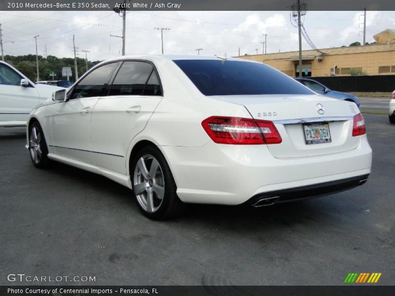 Arctic White / Ash Gray 2010 Mercedes-Benz E 350 Sedan