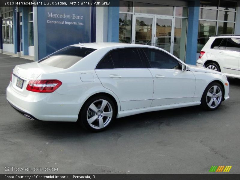 Arctic White / Ash Gray 2010 Mercedes-Benz E 350 Sedan
