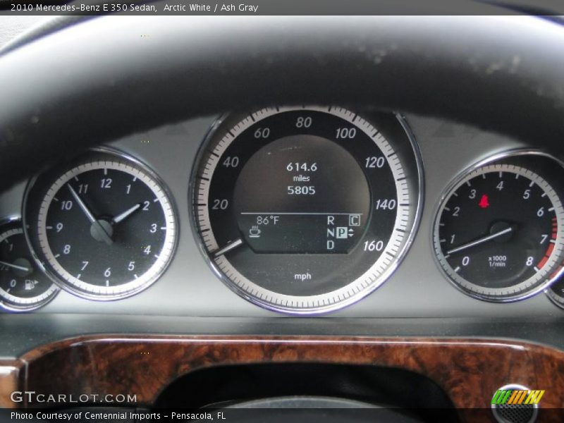 Arctic White / Ash Gray 2010 Mercedes-Benz E 350 Sedan