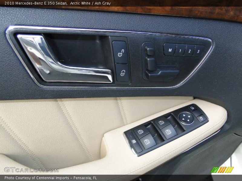 Arctic White / Ash Gray 2010 Mercedes-Benz E 350 Sedan