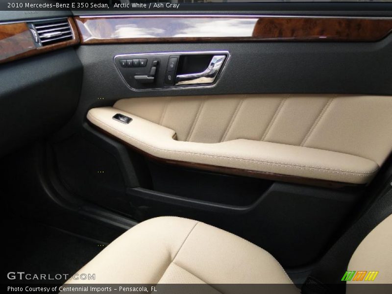 Arctic White / Ash Gray 2010 Mercedes-Benz E 350 Sedan