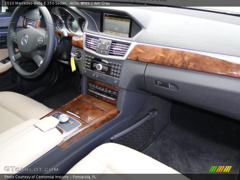 Arctic White / Ash Gray 2010 Mercedes-Benz E 350 Sedan