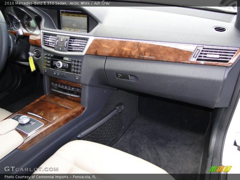 Arctic White / Ash Gray 2010 Mercedes-Benz E 350 Sedan
