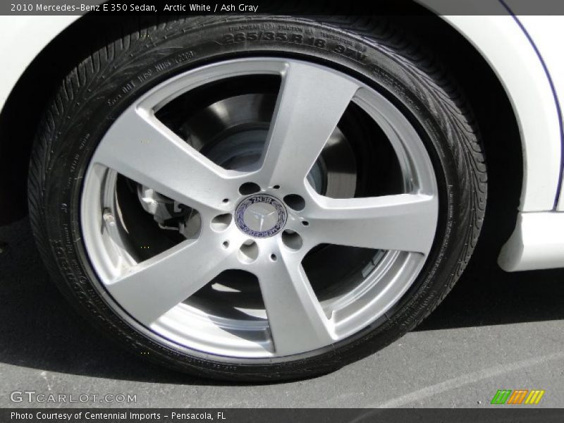 Arctic White / Ash Gray 2010 Mercedes-Benz E 350 Sedan