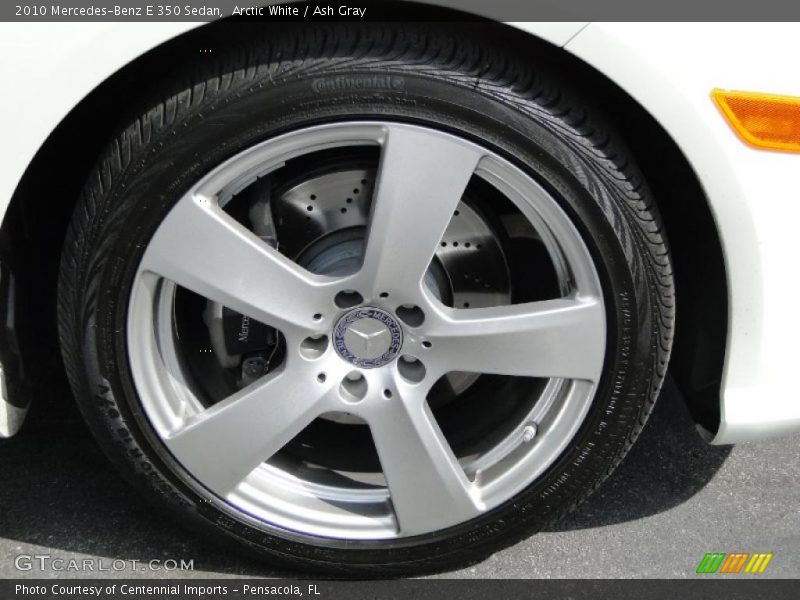 Arctic White / Ash Gray 2010 Mercedes-Benz E 350 Sedan