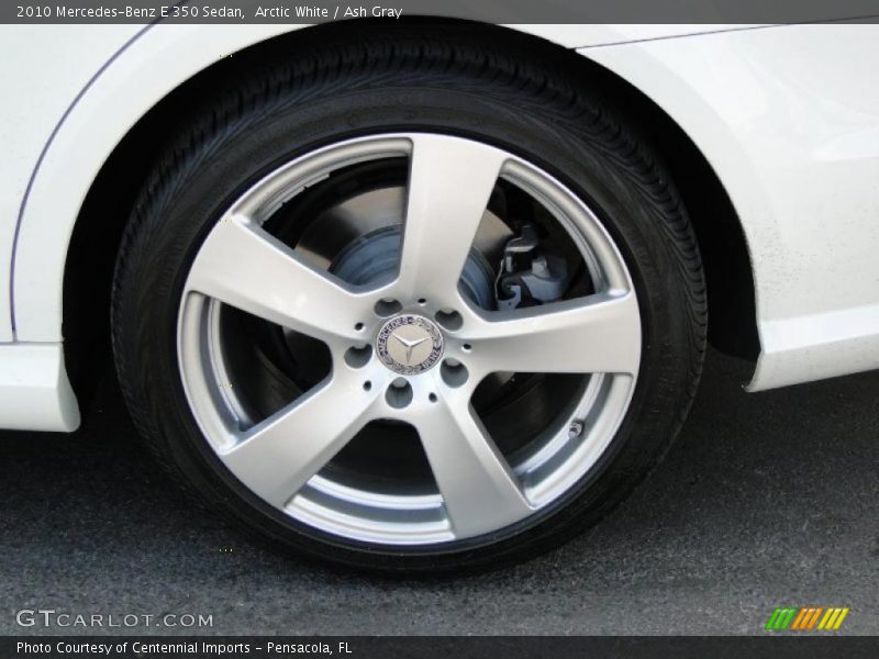 Arctic White / Ash Gray 2010 Mercedes-Benz E 350 Sedan