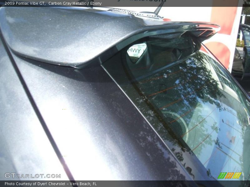 Carbon Gray Metallic / Ebony 2009 Pontiac Vibe GT