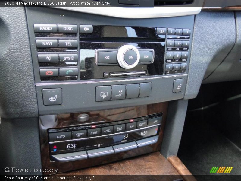 Arctic White / Ash Gray 2010 Mercedes-Benz E 350 Sedan