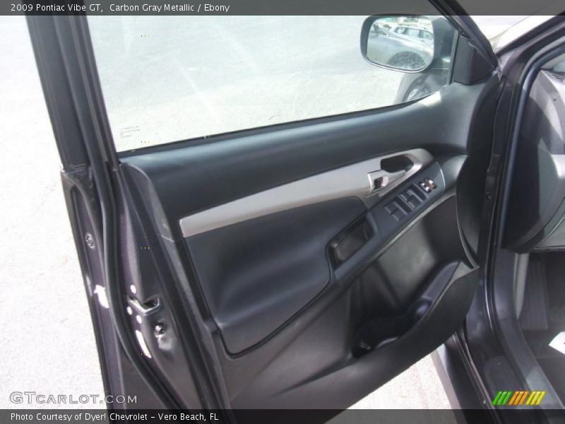 Carbon Gray Metallic / Ebony 2009 Pontiac Vibe GT