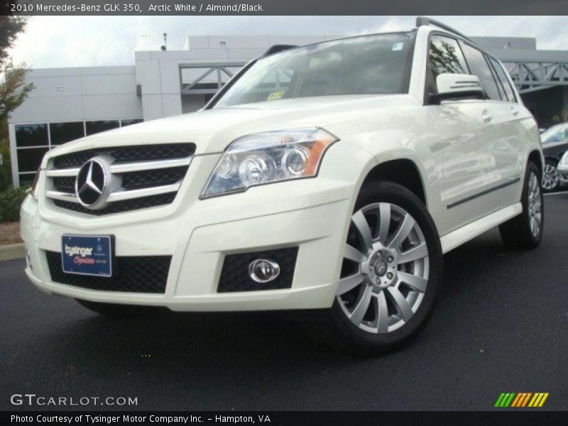 Arctic White / Almond/Black 2010 Mercedes-Benz GLK 350
