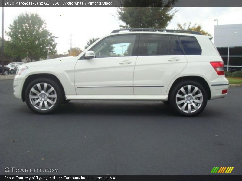 Arctic White / Almond/Black 2010 Mercedes-Benz GLK 350