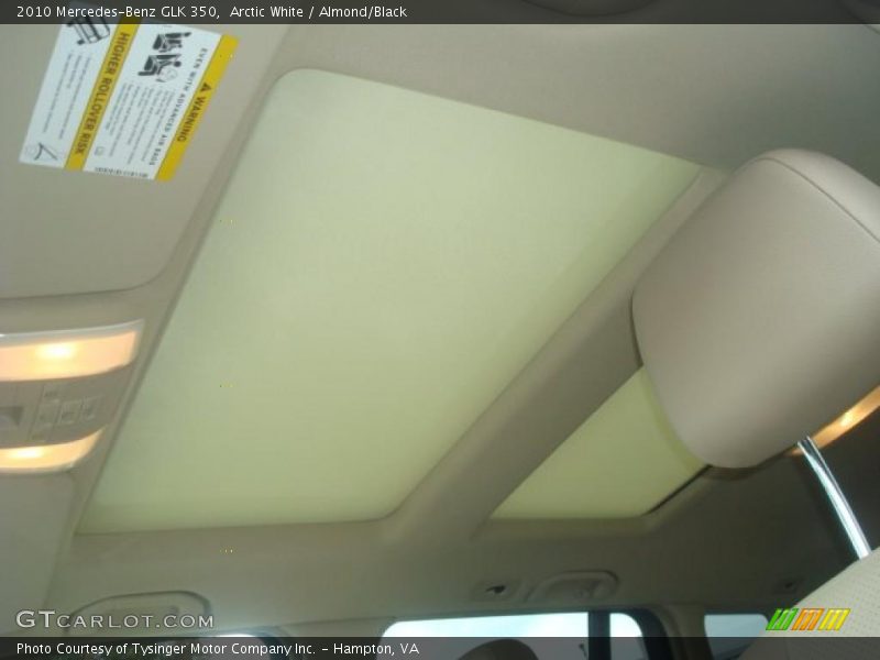 Arctic White / Almond/Black 2010 Mercedes-Benz GLK 350