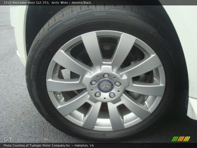 Arctic White / Almond/Black 2010 Mercedes-Benz GLK 350