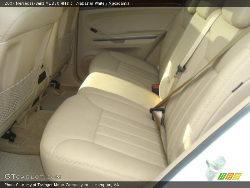 Alabaster White / Macadamia 2007 Mercedes-Benz ML 350 4Matic