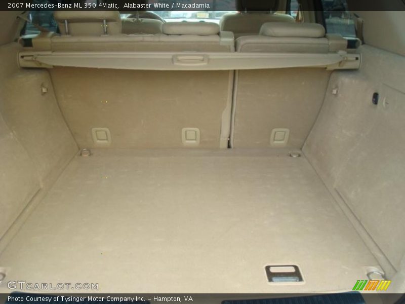 Alabaster White / Macadamia 2007 Mercedes-Benz ML 350 4Matic