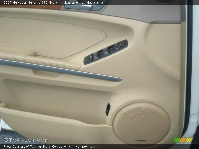 Alabaster White / Macadamia 2007 Mercedes-Benz ML 350 4Matic