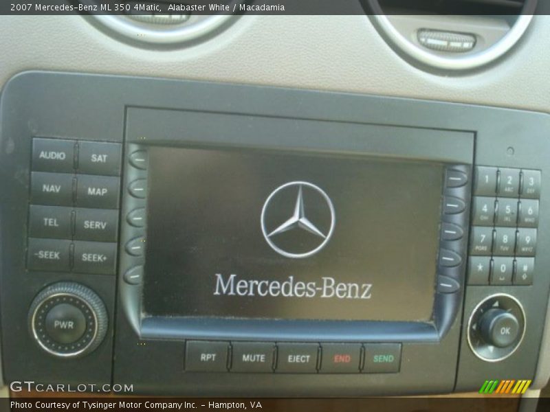 Alabaster White / Macadamia 2007 Mercedes-Benz ML 350 4Matic