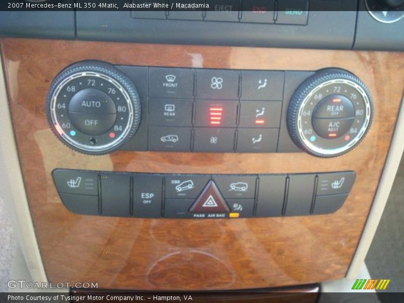Alabaster White / Macadamia 2007 Mercedes-Benz ML 350 4Matic