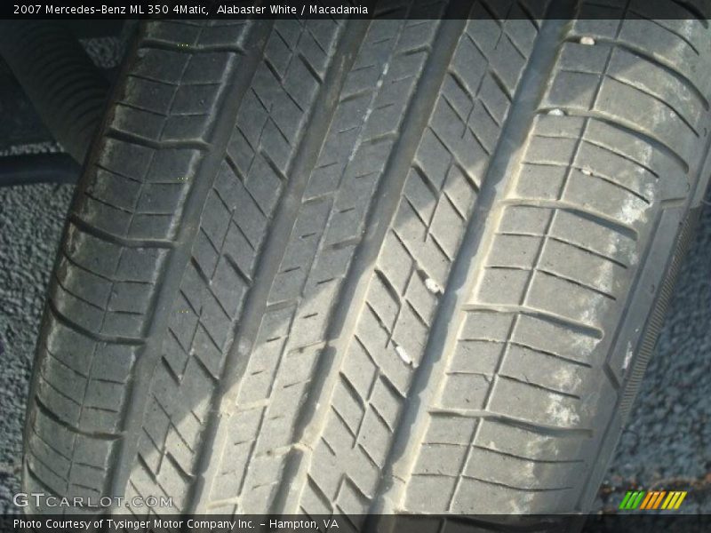 Alabaster White / Macadamia 2007 Mercedes-Benz ML 350 4Matic
