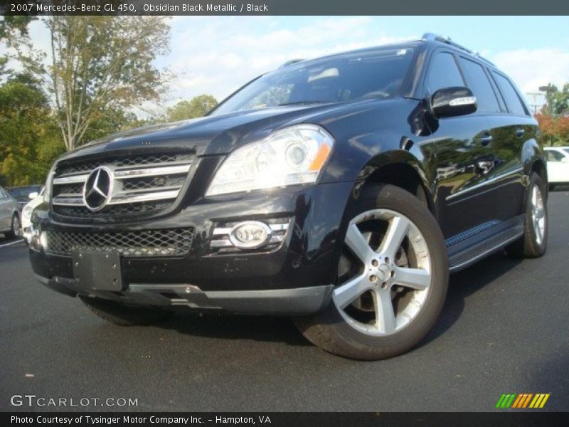 Obsidian Black Metallic / Black 2007 Mercedes-Benz GL 450