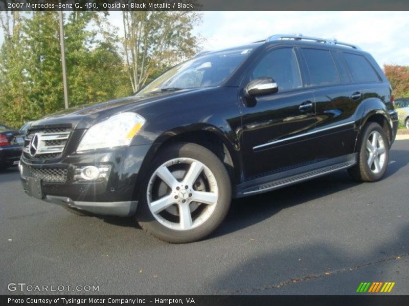 Obsidian Black Metallic / Black 2007 Mercedes-Benz GL 450