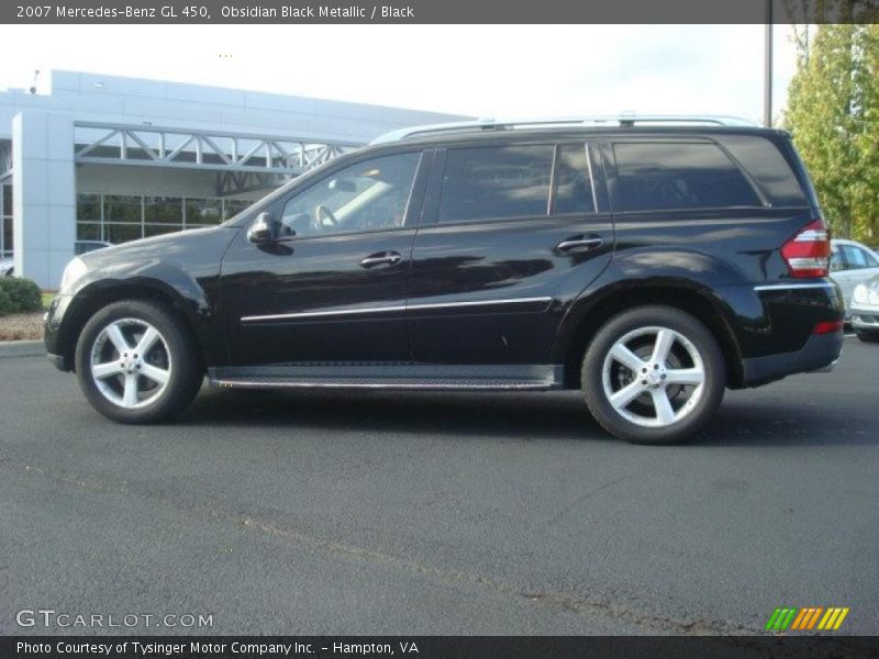 Obsidian Black Metallic / Black 2007 Mercedes-Benz GL 450