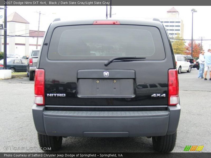 Black / Dark Slate Gray/Light Slate Gray 2007 Dodge Nitro SXT 4x4