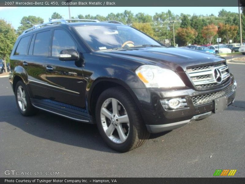 Obsidian Black Metallic / Black 2007 Mercedes-Benz GL 450
