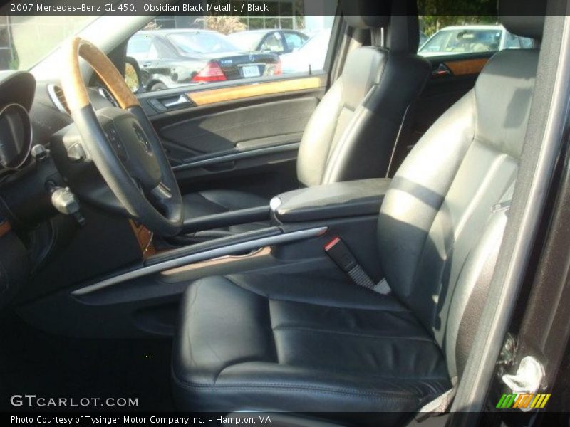 Obsidian Black Metallic / Black 2007 Mercedes-Benz GL 450