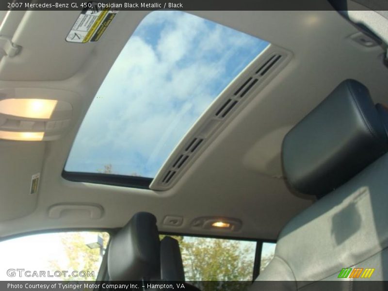 Obsidian Black Metallic / Black 2007 Mercedes-Benz GL 450