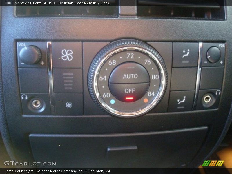 Obsidian Black Metallic / Black 2007 Mercedes-Benz GL 450