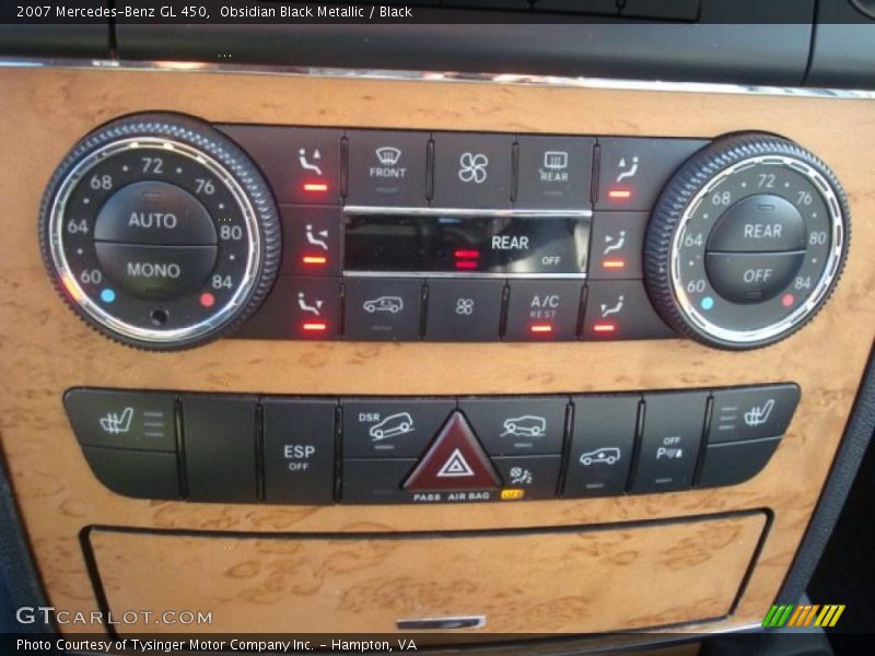 Obsidian Black Metallic / Black 2007 Mercedes-Benz GL 450
