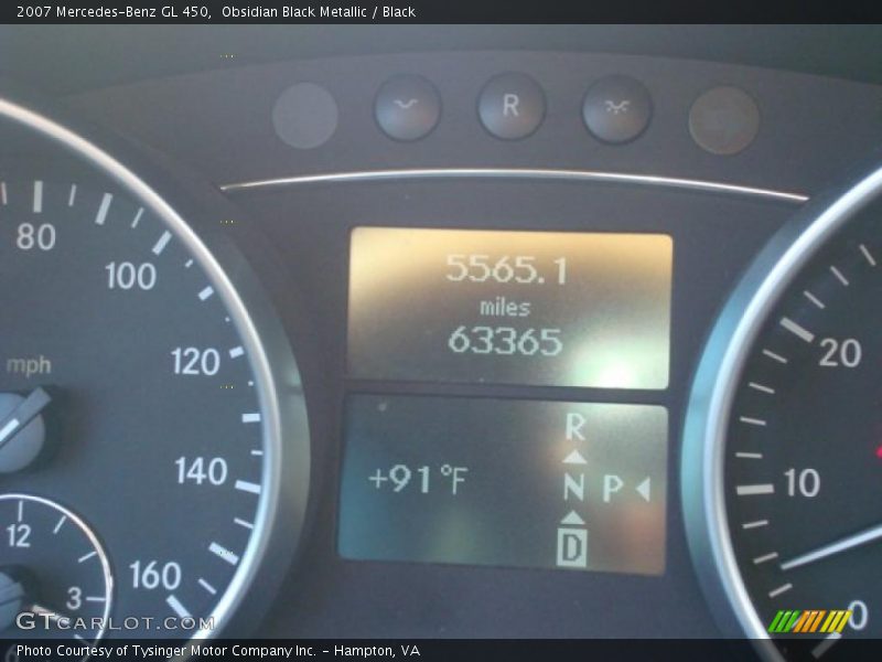 Obsidian Black Metallic / Black 2007 Mercedes-Benz GL 450