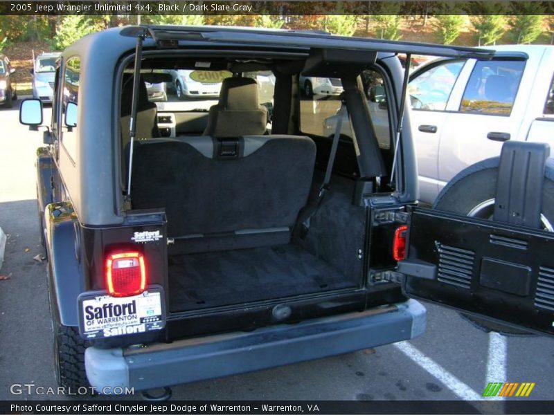 Black / Dark Slate Gray 2005 Jeep Wrangler Unlimited 4x4