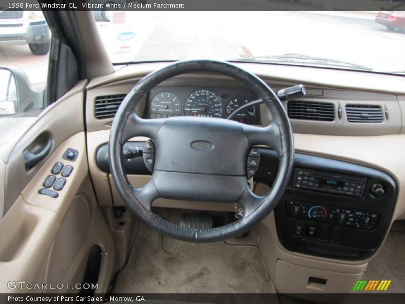 Dashboard of 1998 Windstar GL