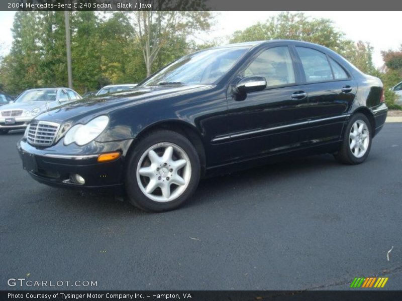 Black / Java 2004 Mercedes-Benz C 240 Sedan